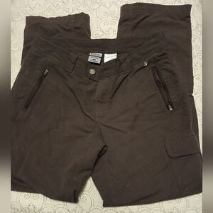 ❄️Columbia Titanium Brown Lined Work Pants Size 10